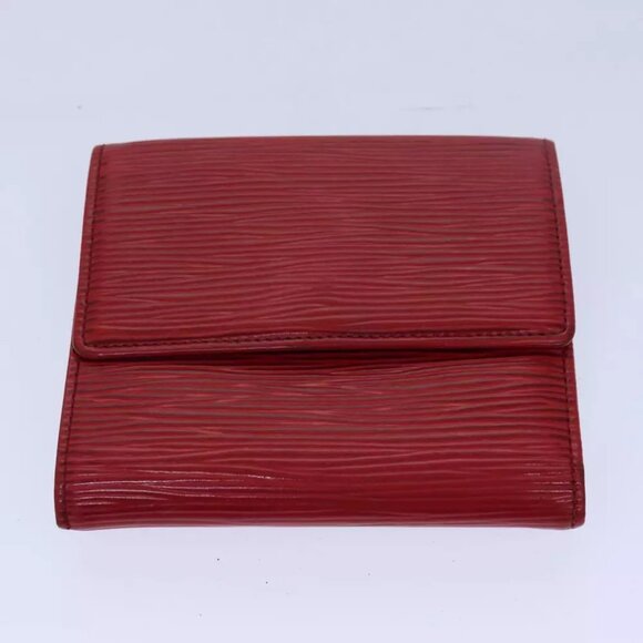 authenticity guaranteed LOUIS VUITTON Epi Wallet 9Set Red Yellow black - Picture 2 of 16